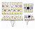 PCB PL44 (central), PL43 (side) of plafonds Renault, Nissan (with two switches)